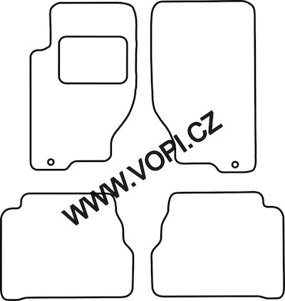 Textil-Autoteppiche Kia Sorento 09/2002 - 08/2006 Perfectfit (2325)